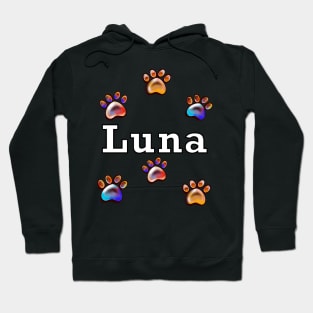 The best personalised dog gifts 2022 - Luna name Hoodie